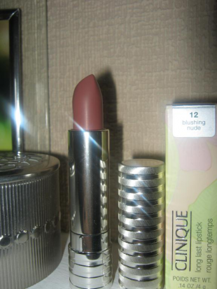 Губная помада Long last (оттенок № 12 Blushing nudе) от Clinique