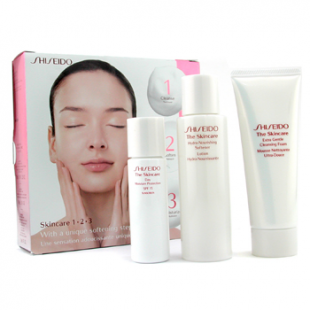 Набор для ухода за кожей лица " The Skincare 1-2-3" от Shiseido