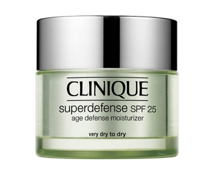 Увлажняющий крем  Superdefense SPF 25 Age Defense Moisturizer для сухой и очень сухой кожи от Clinique