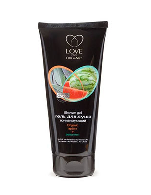 Гель для душа тонизирующий «Арбуз и эвкалипт» от Love 2 mix Organic