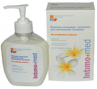 Нежное моющее молочко для интимной гигиены Intimo+Med от НПО "Эльфа"