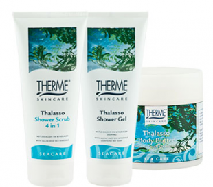 Гель для душа c водорослями и морскими минералами от Therme Skincare