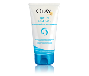 Освежающий гель для умывания Gentle Cleansers от OLAY
