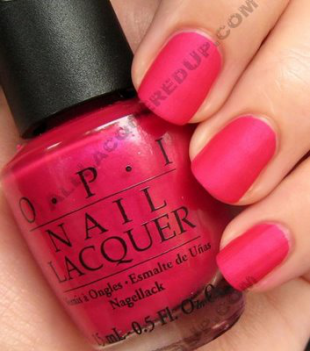 Лак для ногтей La Paz-itively Hot серии MATTE от OPI