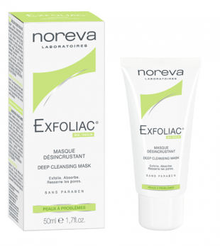 Отшелушивающий гель для лица Exfoliac Gel Desincrustant Facial Scrub от NOREVA LED