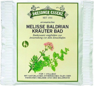 Соль для ванны - Мелисса и валериана (HERBAL BATH MELISSA VALERIAN) от Dresdner Essenz