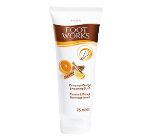 Скраб для ног "Апельсин и Корица" от Avon