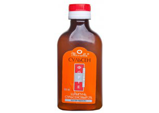 Шампунь сульсеновый 2% против перхоти Сульсен Форте от Mirra