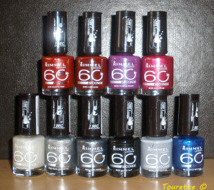 Лаки для ногтей  60 seconds от Rimmel