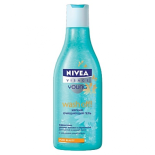 Мягкий очищающий гель для лица WASH OFF от Nivea