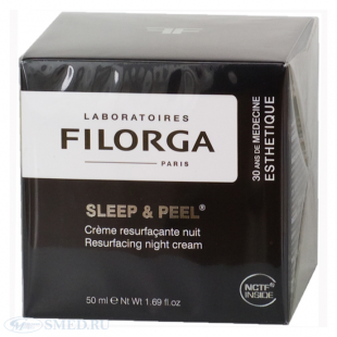 Ночной разглаживающий крем "Sleep & peel" от Filorga