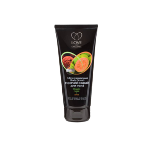 Ультраочищающий горячий скраб для тела Organic гуава & личи от Love 2 mix Organic