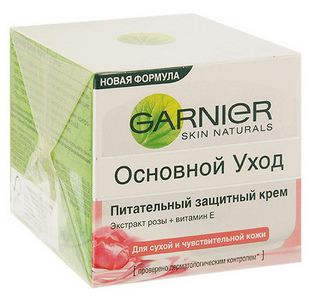 Питательный защитный крем для лица "Основной уход" от Garnier
