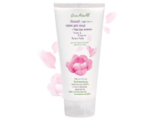Ночной крем для лица «Чистая кожа» Пион и Чага от Green mama