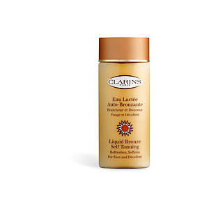 Молочко-автозагар для лица и зоны декольте Eau Lactée Auto-bronzante Visage et Décolleté от Clarins (1)