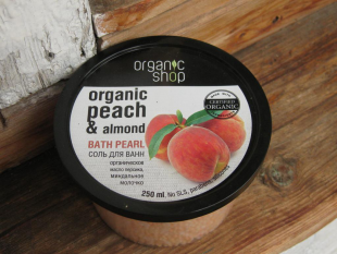 Соль для ванн "Миндальный персик" от Organic Shop