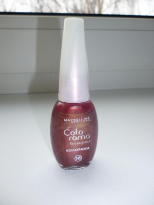 Лак для ногтей Colorama (оттенок № 145 Красное Вино) от Maybelline