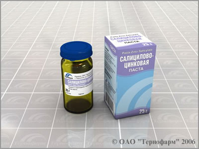 Паста салицилово-цинковая (Pastа Zinci sаlicylаtа)