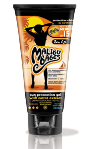 Лосьон солнцезащитный c SPF15 и экстрактом моркови от Malibu Babes