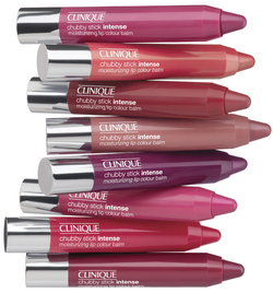 Помада-бальзам Chubby Stick Intense (оттенки № 01 Curviest caramel, № 02 Chunkiest chili, № 07 Broadest berry) от Clinique