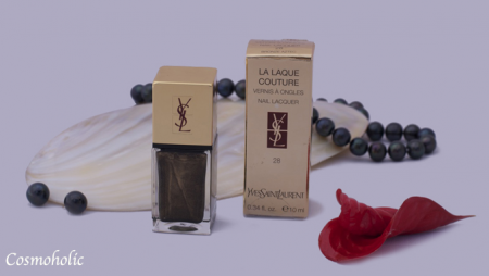 Лак для ногтей La Laque Couture (оттенок № 28 Bronze Aztec) от YSL