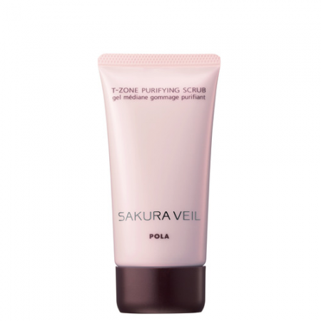 Разогревающий скраб для Т-зоны Sakura Veil T-zone Purifying Scrub от Pola