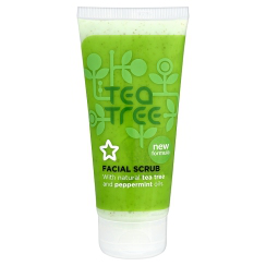 Скраб для лица Tea Tree & Peppermint от Superdrug Naturals