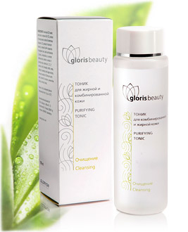 Тоник для жирной и комбинированной кожи лица Gloris Beauty от Gloryon