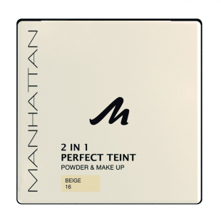 Профессиональная пудра+крем Perfect Teint Powder&Make Up от Manhattan