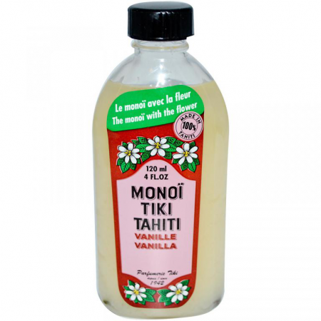 Кокосовое масло для тела с ароматом Ванили от Monoi Tiare Tahiti