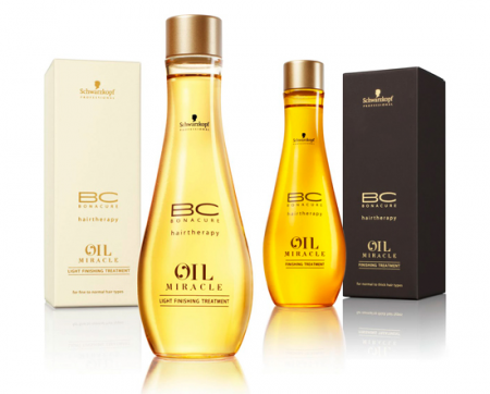 Масло для ухода и блеска волос (для тонких волос) Bonacure Oil Miracle от Schwarzkopf Professional
