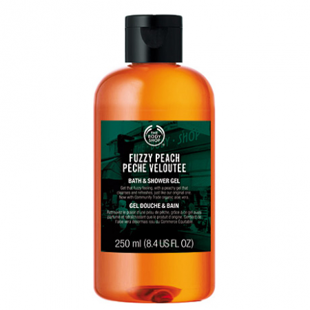 Персиковый гель для душа и ванны от The Body Shop