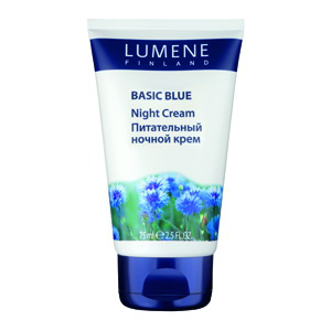 Питательный ночной крем для лица Basic Blue от Lumene