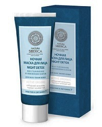 Ночная маска для лица Night detox от Natura Siberica