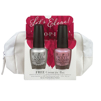 Набор лаков для ногтей "Let's Elope!" (оттенки NL L03 Rosy Future и NL S79 Kyoto Pearl) от OPI