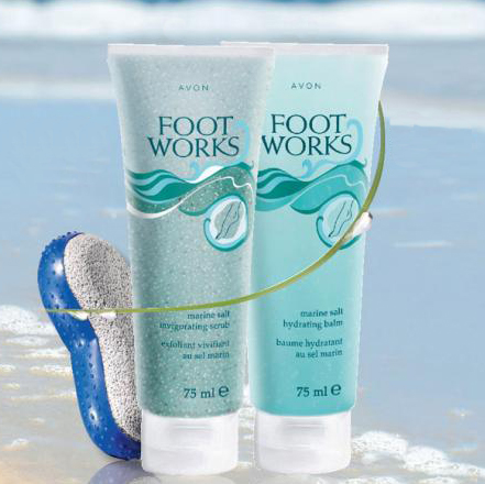 Увлажняющий бальзам для ног с морской солью от Avon
