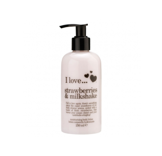 Увлажняющий лосьон для тела "Клубника и сливки" Strawberries and Milkshake Moisturising Body Lotion от I Love