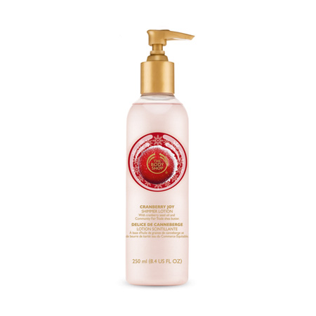 Мерцающее молочко для тела "Сочная клюква" от The Body Shop