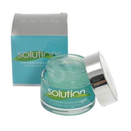 Матирующий ночной гель для лица Идеальная кожа Solutions от Avon
