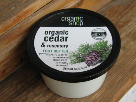 Густое масло для ног "Голубой кедр" от Organic Shop