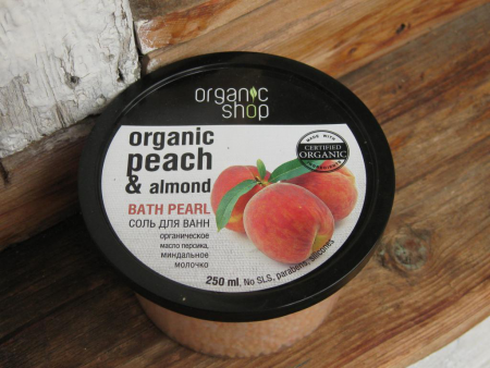 Соль для ванн "Миндальный персик" от Organic Shop